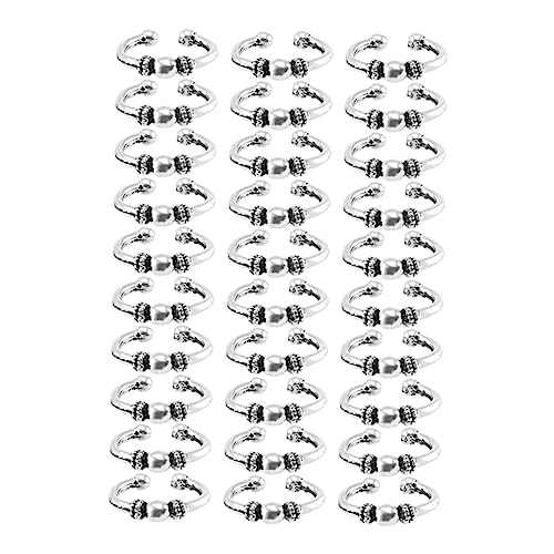 LIFKOME 30stücke Haarnadeln Aus Metall Für Flechtaccessoires Dekorativer Haarschmuck Für Diy Dreadlock-ringe Stilvolle Haar Manschetten von LIFKOME