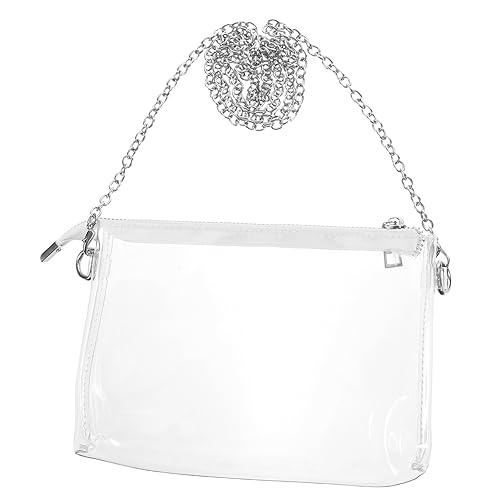 LIFKOME Klar Hier Ist Der Neue Titel Gemäß Anforderungen Klarer Crossbody Bag Für Damen Transparentes Design Genehmigt Für Stadion-Events Für Konzerte Und Festivals Leicht von LIFKOME