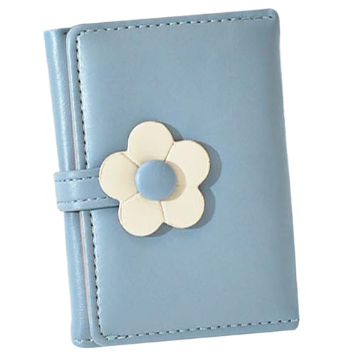 LIFKOME Einfacher Stil Student Geldbörse Mit Blumenmuster Faltbare Koreanische Geldbörse Für Mädchen Modischer Pu-Wallet Für Karten Und Münzen von LIFKOME