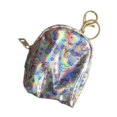 LIFKOME Iridescence Geldbörse Mini-reißverschluss Münzbeutel Für Damen Tragbarer Aufbewahrungsbeutel Für Schule Einkaufen Und Alltag Bunten Farben Rainbow von LIFKOME