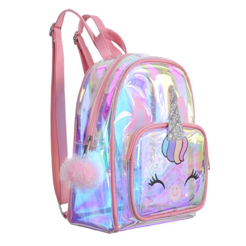 LIFKOME Einhorn Kinderrucksack Cartoon Schultertasche Mädchen Kindergarten Schultasche Aus Hochwertigem Material Mit Verstellbarem Gurt Und Robustem Reißverschluss Für Reisen Und Sport von LIFKOME
