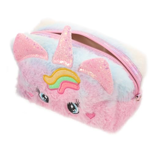 LIFKOME Einhorn Kosmetiktasche Reise Kulturbeutel Reisetasche Für Toilettenartikel Für Frauen Einhorn Kosmetiktasche Reise Kulturbeutel Teenager Make Up Tasche Kulturbeutel Für von LIFKOME