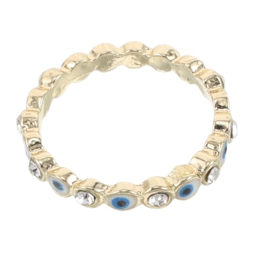 LIFKOME Einstellbarer Evil Eye Ring Damen Hautfreundliches Material Komfortabler Sitz Stylischer Schmuck für Halloween Street Style und Party Verstellbare Statement-fingerband mit Böses von LIFKOME