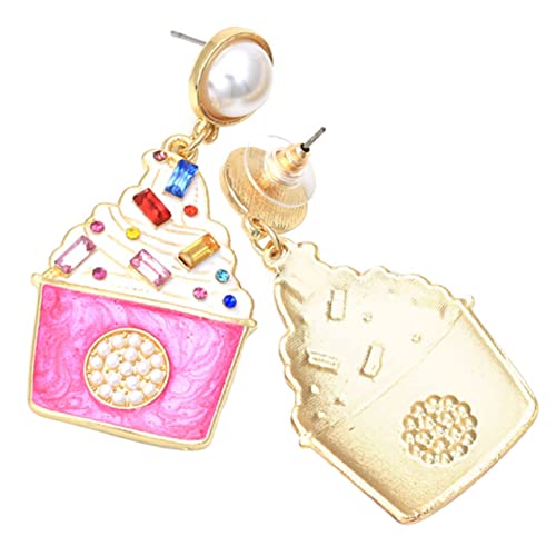 LIFKOME Eiscreme Ohrringe Damen Tropfen Ohrstecker Niedlich Cartoon Design Bunte Modeschmuck Accessoires Für Alltag Party Und Zeremonien von LIFKOME