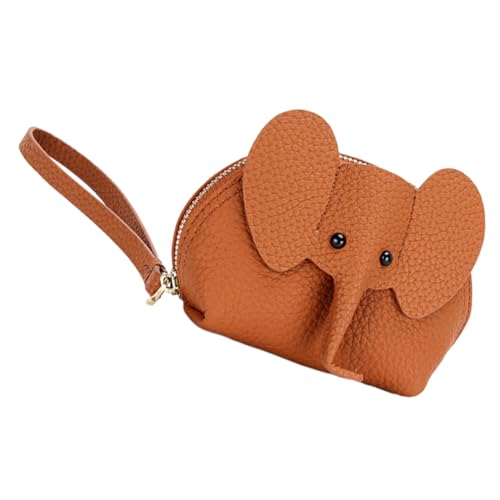 LIFKOME Cute Purse Handheld Cartoon Elephant Wallet Für Frauen Multifunktionale Geldbörse Für Münzen Lippenstift Und Kleine Accessoires Lebendiger Farbe von LIFKOME