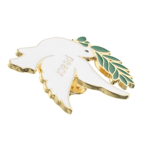 LIFKOME Elegante Friedensdove Brosche Damen Anstecknadel Schmuck Accessoire Vielseitig Verwendbar für Kleidung und Schal von LIFKOME