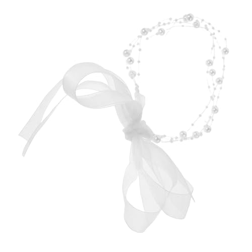 LIFKOME Modische Halskette Mit Kette Braut-kopfschmuck Mit Spitzenband Haarbänder Für Bräute Schmuck Für Die Hochzeit von LIFKOME