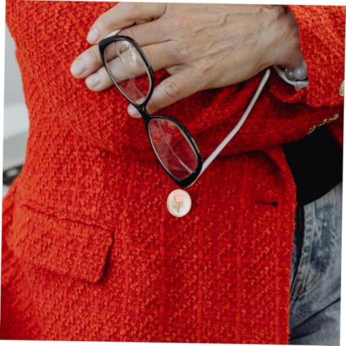 LIFKOME Elegante Rosendesign Manschettenknöpfe Damen Shirt Schmuck Metall Cufflinks für Hochzeit Party Business Rundes Tuxedo Manschettenknopf Langlebig und Stilvoll für Formelle Anlässe von LIFKOME