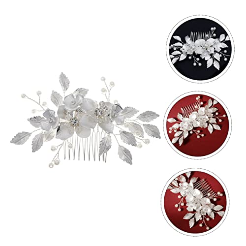 LIFKOME Eleganter Braut Haarkamm Silber mit Kristallblumenform Stilvolles Hochzeits Haaraccessoire für Damen Handgefertigtes Schmuckstück Passend für Brautfrisuren und Festtagslooks LIFKOME Eleganter Braut Haarkamm Silber mit Kristallblumenform Stilvolles Hochzeits Haaraccessoire für Damen Handgefertigtes Schmuckstück Passend für Brautfrisuren und Festtagslooks von LIFKOME