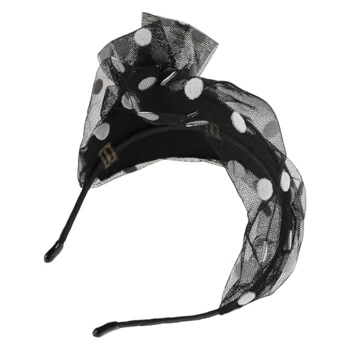 LIFKOME Modisches Stirnband Weichem Mesh mit Schleife Elegantes Haarband für Damen Accessoire für Teepartys und Hochzeiten von LIFKOME