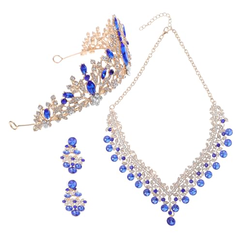 LIFKOME Hochzeitskronen-set Mit Strass-krone Halskette Und Ohrringen Für Damen Elegantes Schmuckset Für Hochzeiten Und Formelle Anlässe LIFKOME Hochzeitskronen-set Mit Strass-krone Halskette Und Ohrringen Für Damen Elegantes Schmuckset Für Hochzeiten Und Formelle Anlässe von LIFKOME