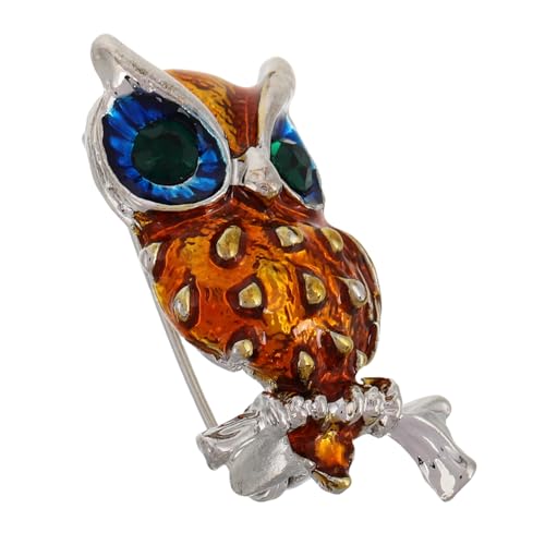 LIFKOME Emaillierte Eulenbrosche aus Zinklegierung Langlebige Tier Anstecknadel für Jacken Mäntel Schals Stilvolle Schmucknadel als Besonderes für Damen und Herren LIFKOME Emaillierte Eulenbrosche aus Zinklegierung Langlebige Tier Anstecknadel für Jacken Mäntel Schals Stilvolle Schmucknadel als Besonderes für Damen und Herren von LIFKOME