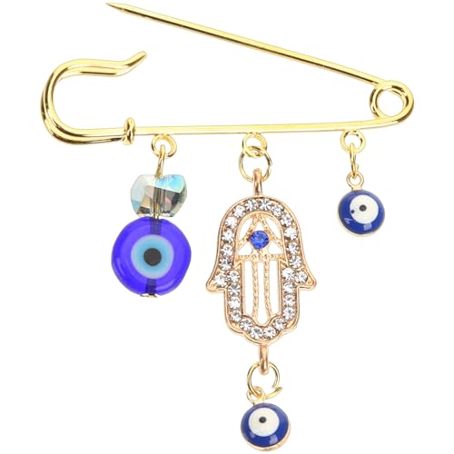 LIFKOME Evil Eye Brosche Anstecknadel für Damen und Herren Retro Schmuck für Jacken Schals und Pullover für Partys Hochzeiten und Festliche Anlässe von LIFKOME