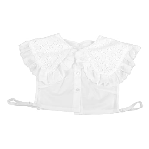 LIFKOME Vielseitiger Falscher Spitzenkragen Künstlicher Hemdkragen Weißer Kragen Für Frauen Für Pullover Und Blusen von LIFKOME