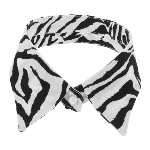 LIFKOME Abnehmbarer Fake-kragen Chiffon-zebra-kragen für Damen Halskette Zum Verkleiden von LIFKOME