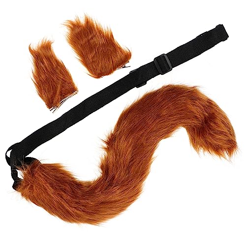 LIFKOME Fuchsohren Mit Pelzigen Ohren Und Clip Für Haar Ohr-stirnbänder Mit Fuchs-simulation Für Cosplay Partys Und Festivals von LIFKOME