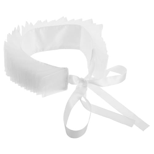 LIFKOME Falscher Kragen Damen Tüll Spitze Abnehmbar Cosplay Choker Für Partys Theateraufführungen Vintage Mesh Kragen Für Clown Kostüme Modisches Halszubehör in Weiß von LIFKOME