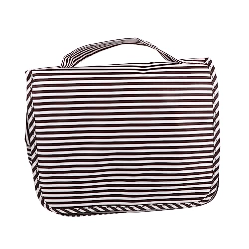 LIFKOME Faltbare Kosmetiktasche Schmutzabweisendem Material Praktische Make Up Aufbewahrungstasche mit Transparenten Innentaschen für Reisen Organizer für Damen von LIFKOME