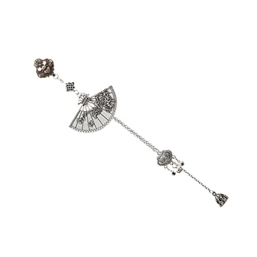 LIFKOME Fan Glocke Anhänger Chinesische Brosche Pin Brosche Clip Broschen Für Frauen Fan Brosche Pin Fan Brosche Schmuck Vintage Brosche Pin Broschen Mit Quaste von LIFKOME