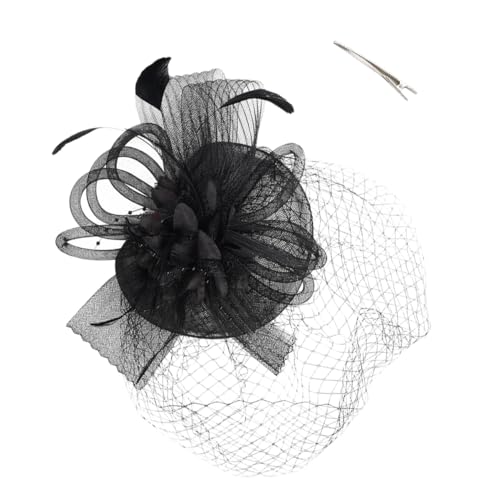 LIFKOME Fascinator-Hut Cocktail-hochzeits-teeparty-Haar-Accessoire Für Damen Und Mädchen Elegante Kopfbedeckung Mit Schmuckeffekt Für Festliche Anlässe Und Hochzeitsshops von LIFKOME