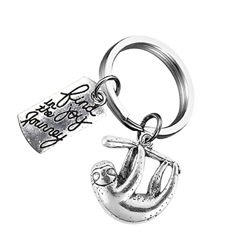 LIFKOME Niedlicher Schlüsselanhänger mit Faultier- Kreatives Design Metallgeschenk für Familie und Freunde. von LIFKOME
