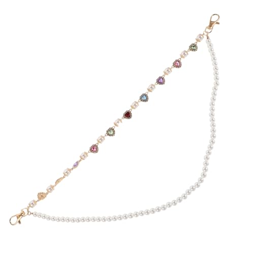 LIFKOME Faux Pearl Taillenkette Herz Design Layered Pants Chain mit Strass für Damen Herren Hiphop Streetwear Jeans Schmuck Accessoire für Festivals Alltag von LIFKOME