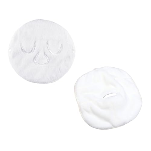 LIFKOME Feuchtigkeitsspendendes Gesichts handtuch aus Weichem Korallenfleece mit Wärme Kältetherapie Hautfreundlich zur Porenöffnung Durchblutungsförderung und Hautberuhigung von LIFKOME