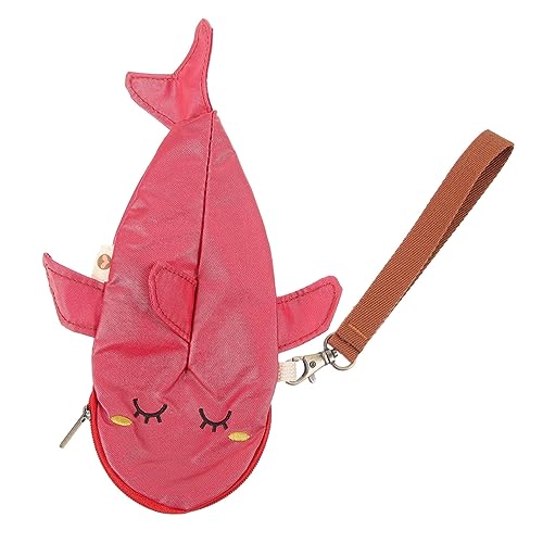 LIFKOME Fischförmiges Federmäppchen Bleistift Aufbewahrungstasche für Kinder Langlebiges Oxford Gewebe Kreative Stifttasche für Schule und Büro Niedlicher Schreibwaren Organizer von LIFKOME