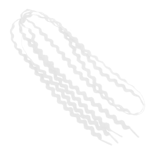 LIFKOME Flache Wellenförmige Schuhbänder aus Verstellbare Schnürsenkel Ersatz für Sneaker Sportschuhe Damen Herren Strapazierfähig für Freizeit und Sport Geeignet von LIFKOME