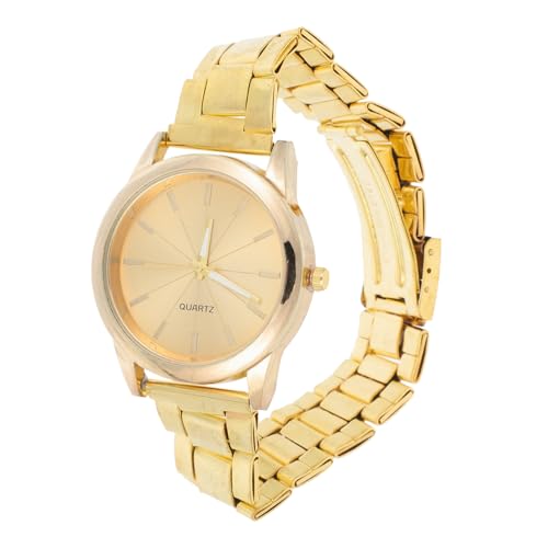 LIFKOME Damen Quarz Uhr Gold Edelstahlarmband Minimalistisch Elegant Für Business Für Valentinstag Weihnachten Und Geburtstage von LIFKOME