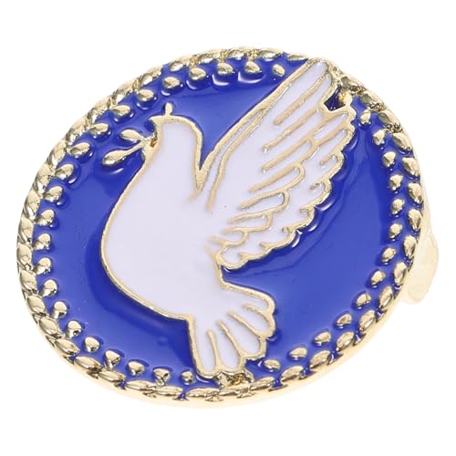 LIFKOME Friedenstauben Anstecknadel aus Legierung Stilvolle Brosche für Kleidung und Rucksäcke Vielseitiges Gothic Schmuckaccessoire Geeignet als zur Taufe und Weihnachten von LIFKOME