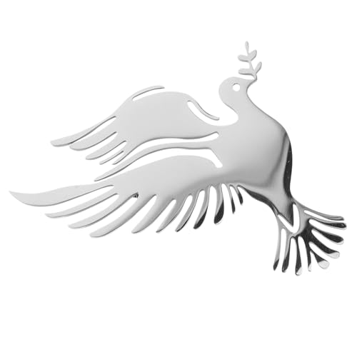 LIFKOME Friedenstauben Brosche Bewusstseinsnadel Gedenkgottesdienst Nadel Taubenbrosche Für Schals Taubenbrosche Für Partys Vogel Gedenknadel Erinnerungsnadel Fliegende Tauben von LIFKOME