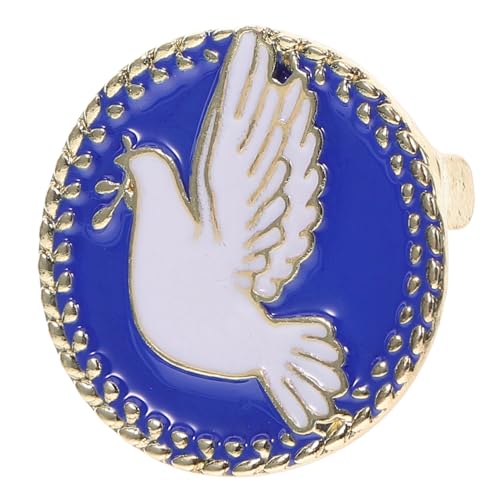 LIFKOME Friedenstauben Brosche aus Legierung Schicke Anstecknadel für Kleidung und Rucksäcke Vielseitiges Weihnachts Accessoire Stilvolle Damenbrosche für Partys Hochzeiten und Festliche von LIFKOME