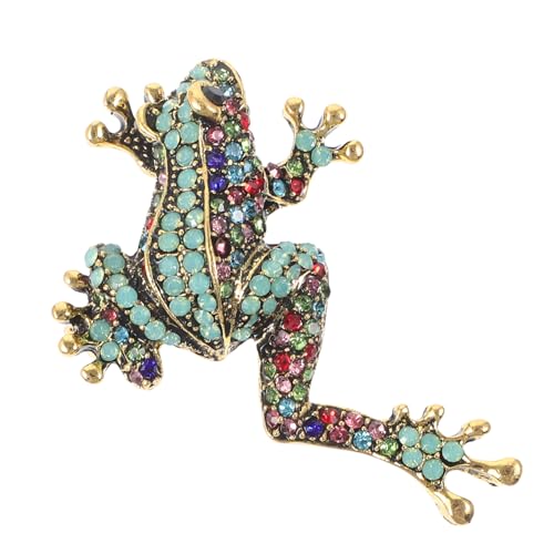 LIFKOME Frosch Brosche Metall Kreative Tier Anstecknadel Für Rucksack Kleidung Hüte Stilvolle Und Wiederverwendbare Dekoration Für Frauen Und Männer Geschenkidee Für Besondere von LIFKOME