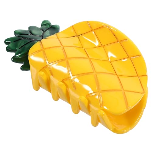 LIFKOME Fruchtförmige Haarklammer Ananas Design Kleine Haarkralle Leichtes Mädchen Haaraccessoire Vielseitig für Damen Alltag und Party von LIFKOME