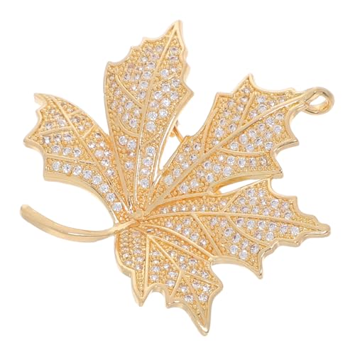 LIFKOME Funkelnde Maple Leaf Brosche mit Strasssteinen Sichere Metall-anstecknadel für Herren Damen-revers Klassisches Herbstblatt-design Vielseitig für Anzüge Jacken und Festliche Anlässe LIFKOME Funkelnde Maple Leaf Brosche mit Strasssteinen Sichere Metall-anstecknadel für Herren Damen-revers Klassisches Herbstblatt-design Vielseitig für Anzüge Jacken und Festliche Anlässe von LIFKOME