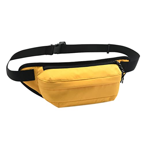 LIFKOME 1stück Sport Bauchtasche Für Damen Und Herren Verstellbare Hüfttasche Gelb Für Fitness Laufen Und Outdoor-aktivitäten Große Kapazität Rutschfester Und Langlebiger von LIFKOME