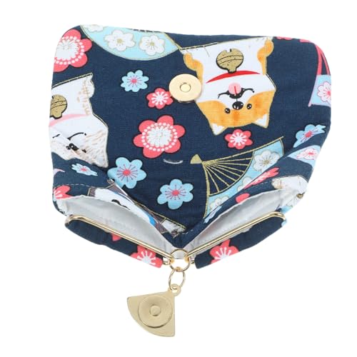 LIFKOME Cat Printed Geldbörse Mit Magnetverschluss Multifunktionale Handtasche Im Japanischen Stil Katzenmuster Tragbarer Karten Und Münzbeutel Für Frauen Für An Besonderen Anlässen von LIFKOME