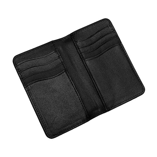LIFKOME Lederportemonnaie Für Und Strapazierfähige Passhülle Mit Mehreren Fächern Teiliges Schwarz Vielseitig Und Praktisch Für Karten Und Bargeld von LIFKOME