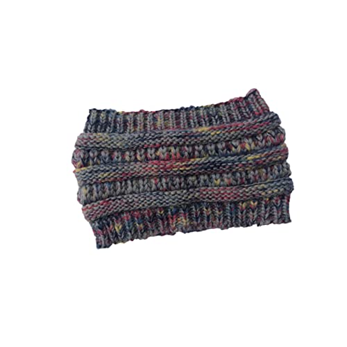 LIFKOME Wollene Haarband-mütze Mit Bunten Punkten Leichten Und Warmen Ponytail-hut Für Outdoor-aktivitäten Tiefgrau Modisch Und Bequem von LIFKOME
