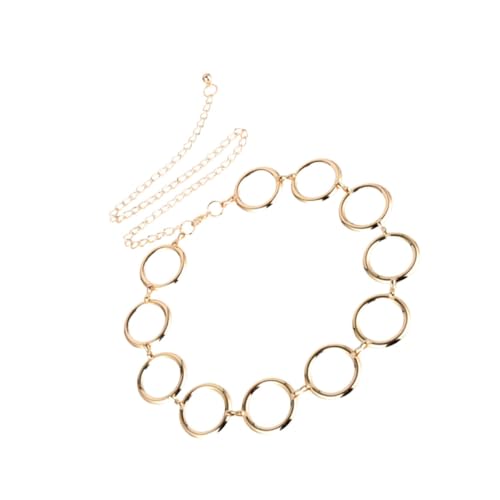 LIFKOME Geometrische Runde Taillenkette aus Langlebigem Metall Minimalistischer Punk Kettengürtel Modisches Accessoire für Frauen Vielseitig Kombinierbar für Alltag und Besondere Anlässe von LIFKOME