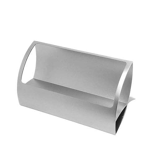 LIFKOME Q-förmiger Business-Organizer Aus Aluminiumlegierung Stabiler Kartenhalter Für Schreibtisch Kreativer Namensständer Für Arztpraxen Und Büros von LIFKOME