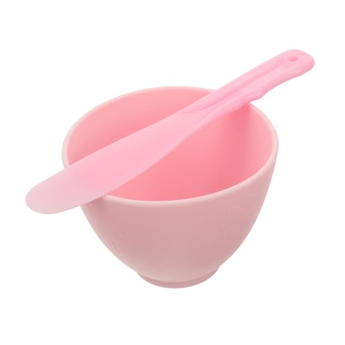 LIFKOME Gesichtsmaske Rührschüssel mit Mischschale und Großem Spatel DIY Kosmetik Zubehör für Einfache Anwendung Wiederverwendbar Tragbar für Maskenmischung von LIFKOME
