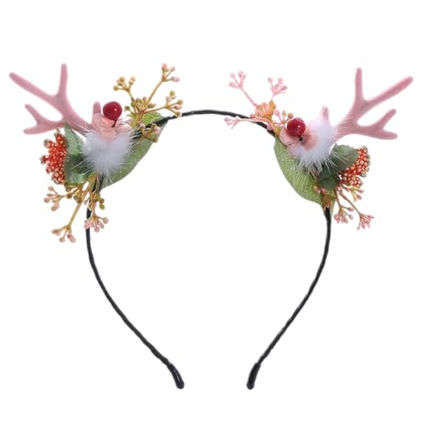LIFKOME Weihnachten Rentier Geweih Stirnband Kreative Haarnadel Für Frauen Weihnachten Festival Stirnband Zubehör von LIFKOME