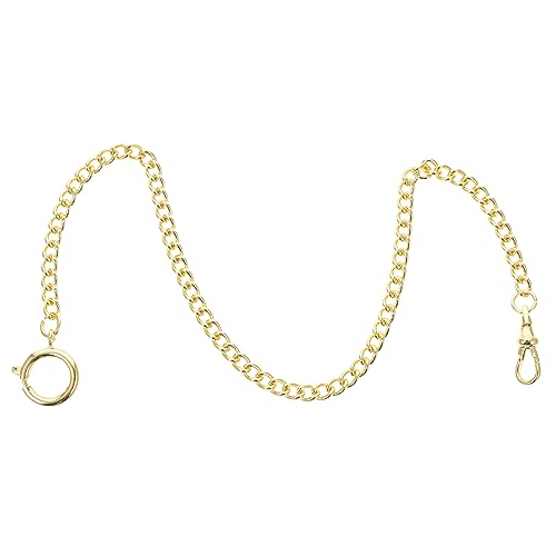 LIFKOME Herren-kettenhalskette Lässige Modekette Taschenuhrkette Aus Metall Mit Runder Schnalle von LIFKOME