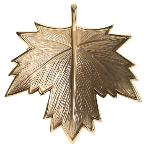 LIFKOME Goldene Vintage Ahornblatt Brosche Emaillierte Herbst-anstecknadel mit Retro-design Saisonaler Schmuck für Damenkleider Schals Mäntel und Hüte Leicht Langlebig und Vielseitig von LIFKOME