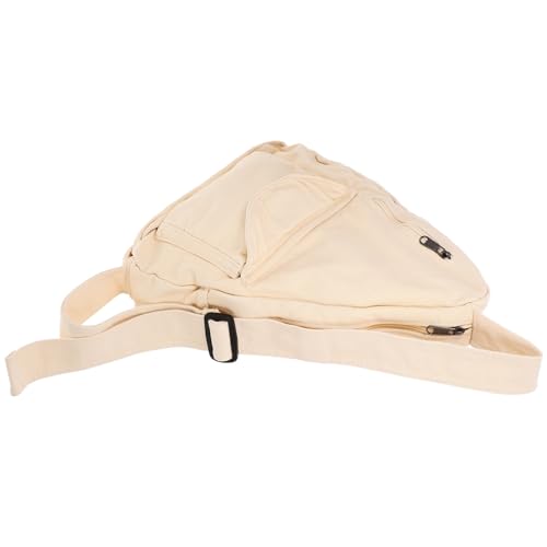 LIFKOME Große Canvas Schultertasche Damen Vielseitige Umhängetasche Langlebige Reisetasche Bequeme Tragetasche Verarbeitet für Alltag Reise und Freizeit von LIFKOME