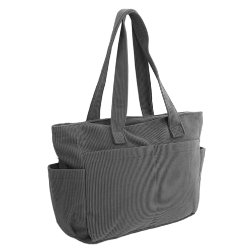 LIFKOME Große Canvas Umhängetasche Damen Herren Multifunktionale Schultertasche Retro Messenger Bag Japanisches Minimalistisches Design Langlebig Für Arbeit Schule Reise Alltag von LIFKOME