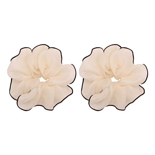 LIFKOME 2stücke Haargummi Haarring Dickdarm Ring Mädchen Frauen Haarschmuck Sommer-haargummis Kopfgummi Haarring von LIFKOME