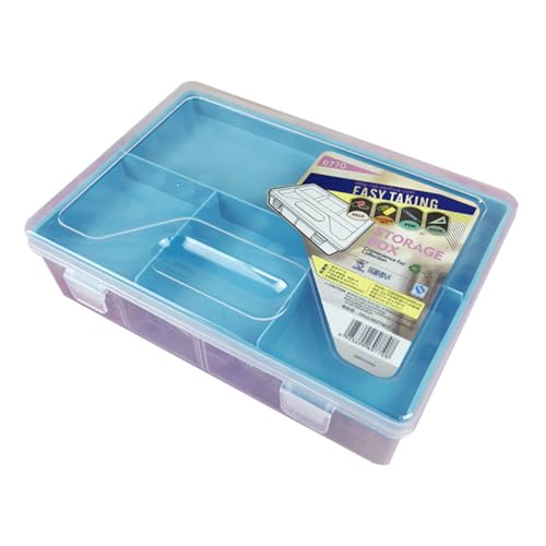 LIFKOME Große Doppelschichtige Aufbewahrungsbox aus Robustem Kunststoff mit Viel Stauraum für Stifte und Bürobedarf Leicht und Praktisch für Schule Büro und Zuhause Schützend und Tragbar von LIFKOME